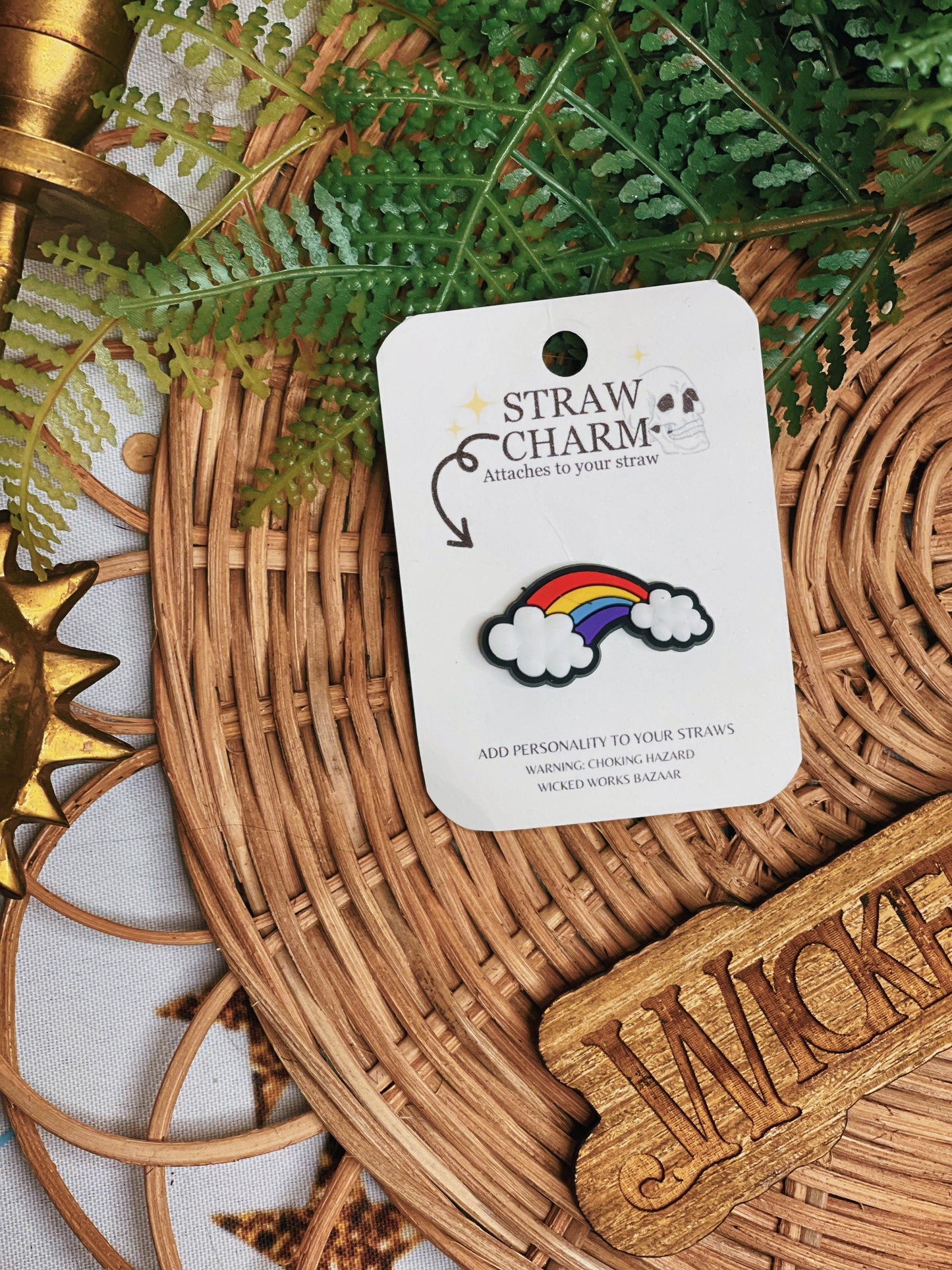 Rainbow - Straw Topper