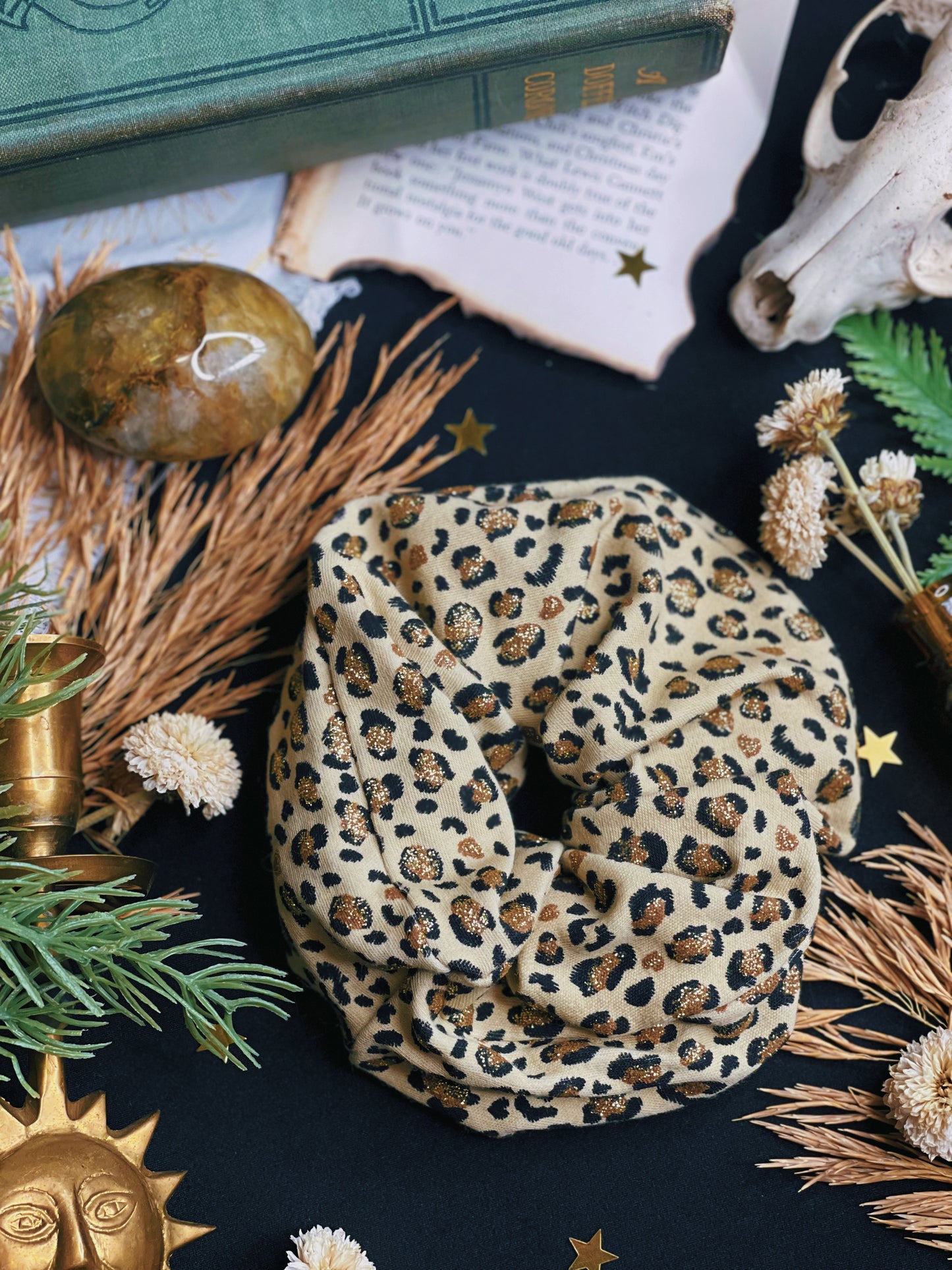 Glitter Cheetah - Scrunchie