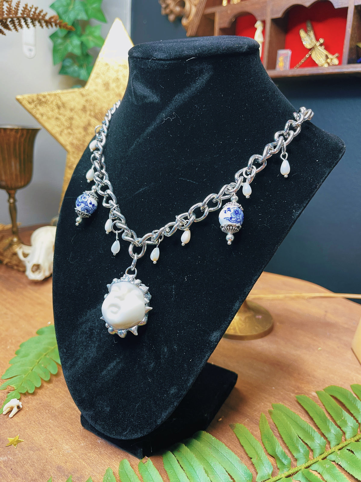 Marble - Silver - Oddity Necklace