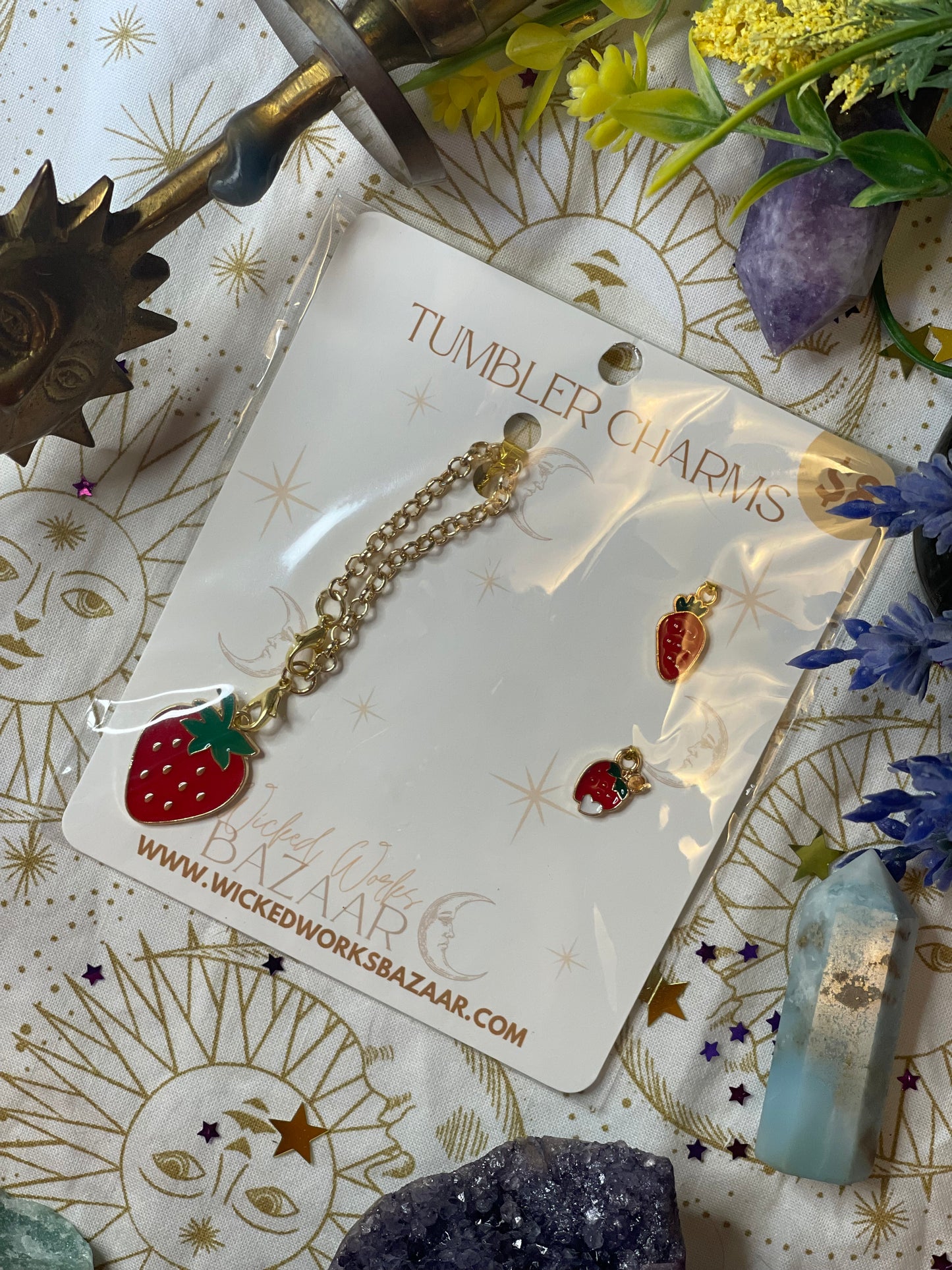 Strawberry - Tumbler Charm