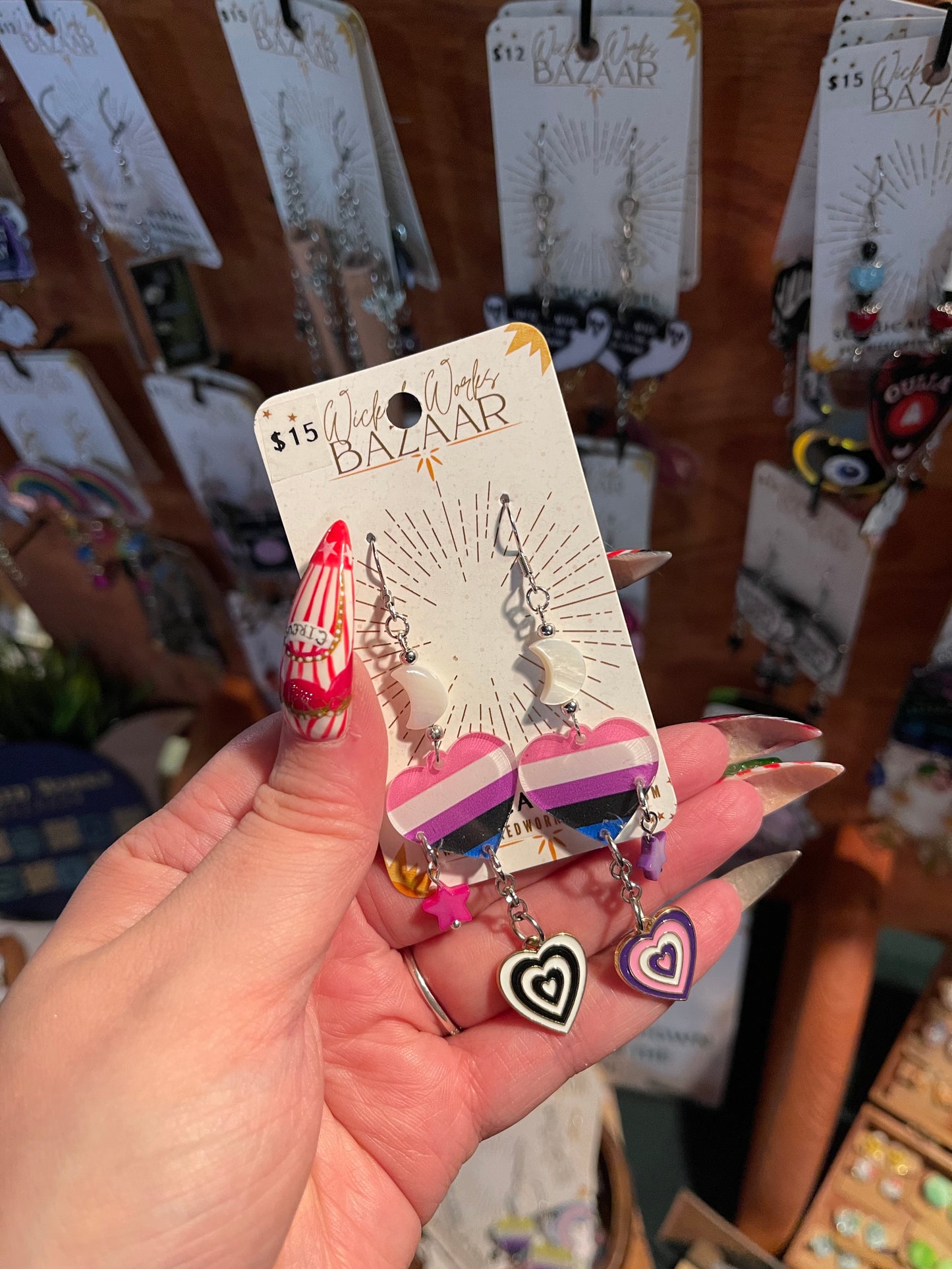 Gender Fluid Pride - Dangle Earrings