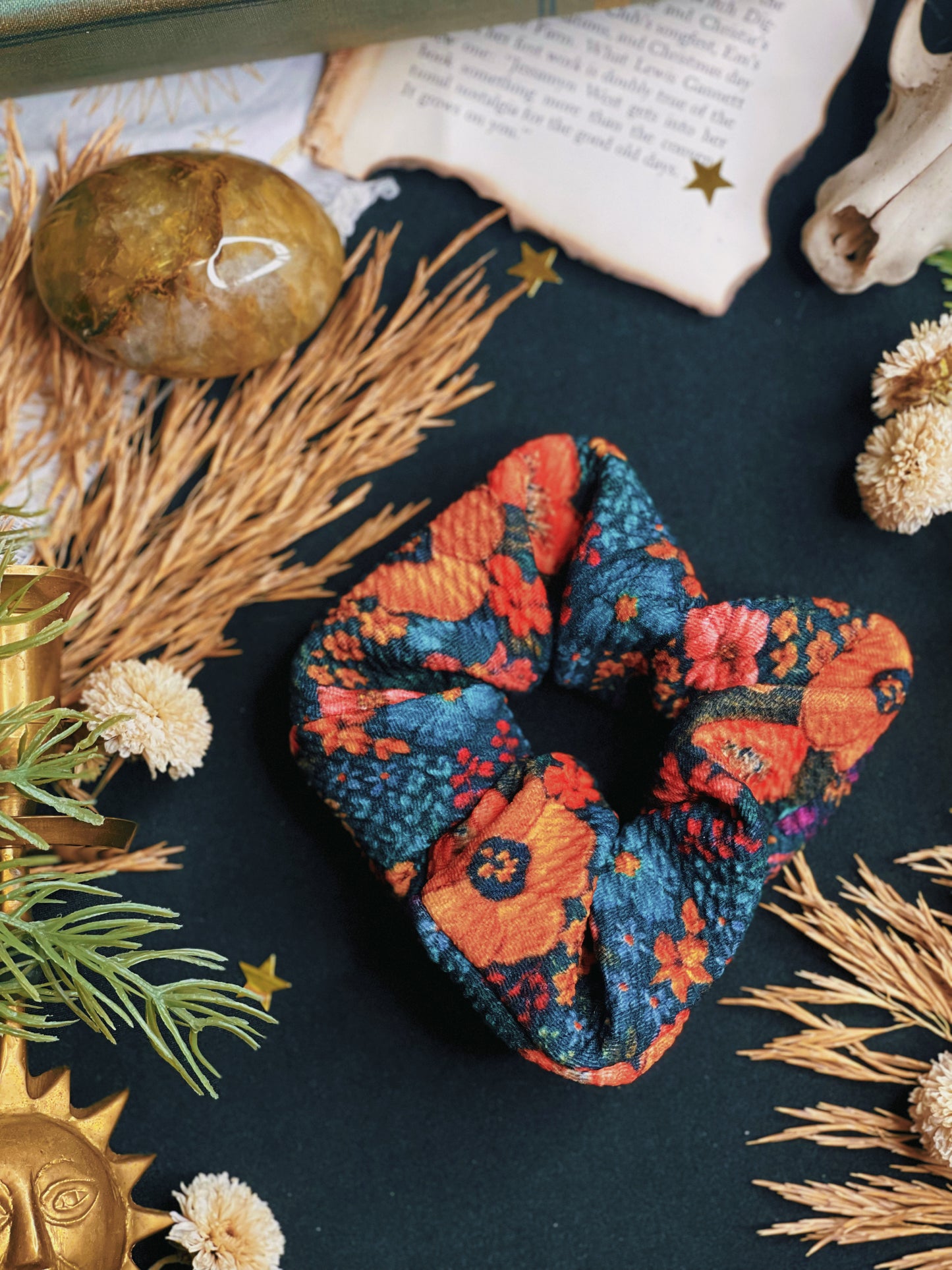 Moody Floral - Scrunchie