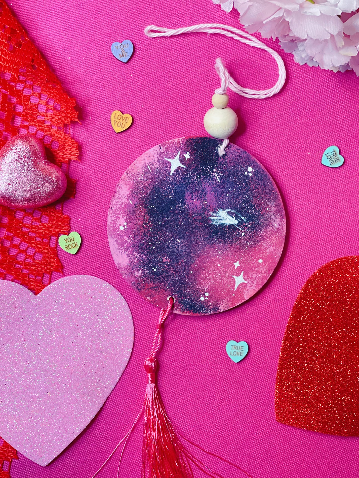 Pink Galaxy - Car Charm (PRE-ORDER)