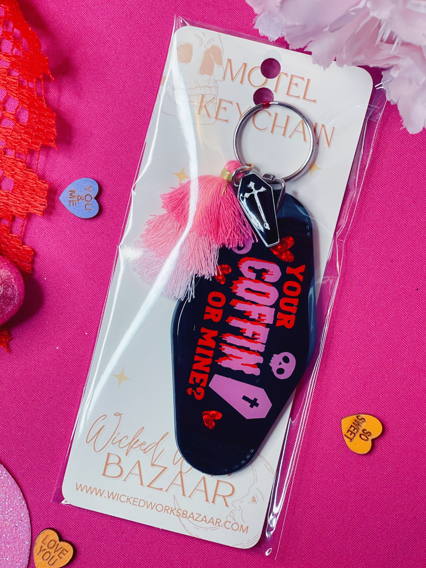 Your Coffin or Mine? - Motel Keychain