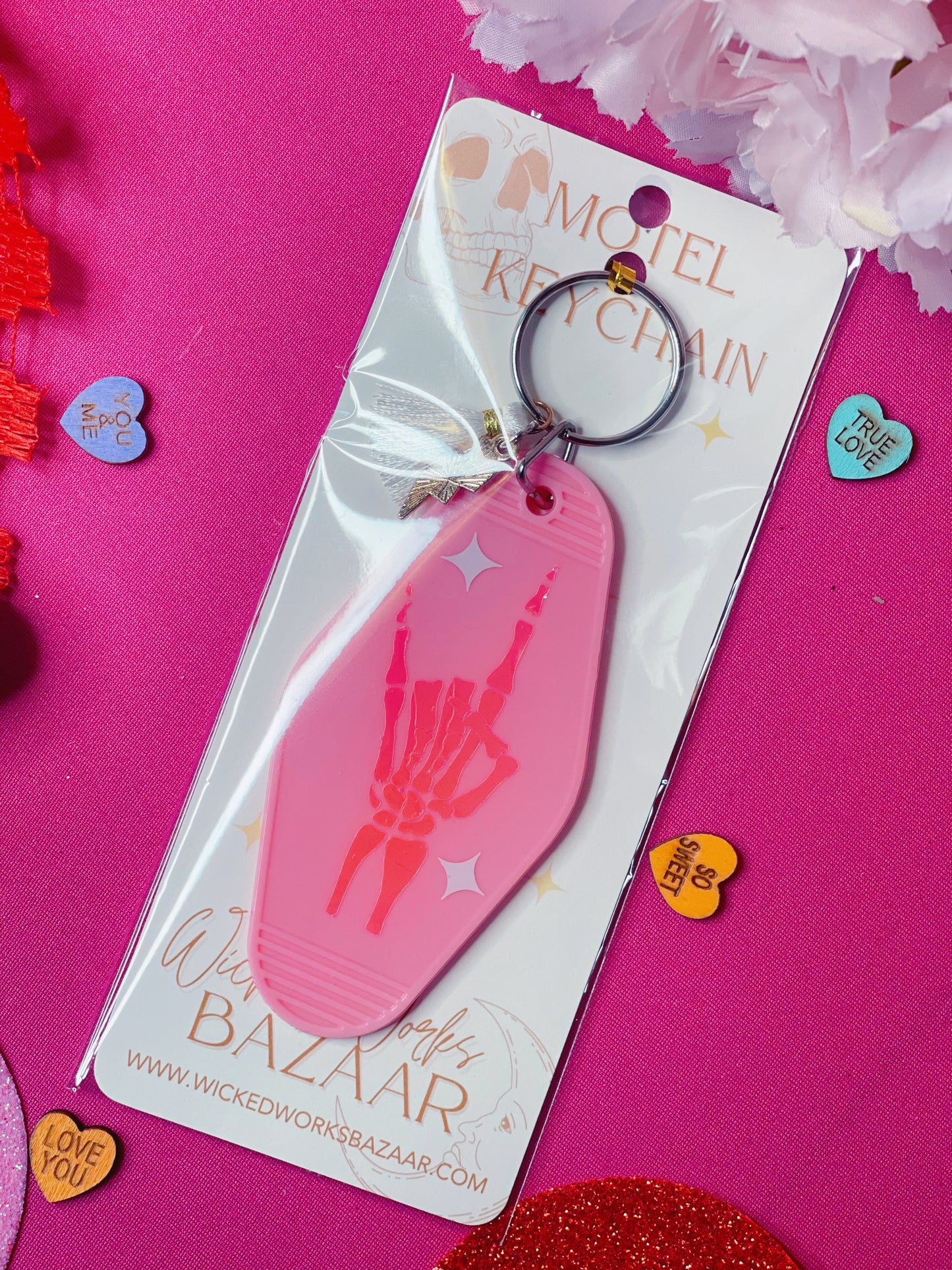 Pink Rocker - Motel Keychain