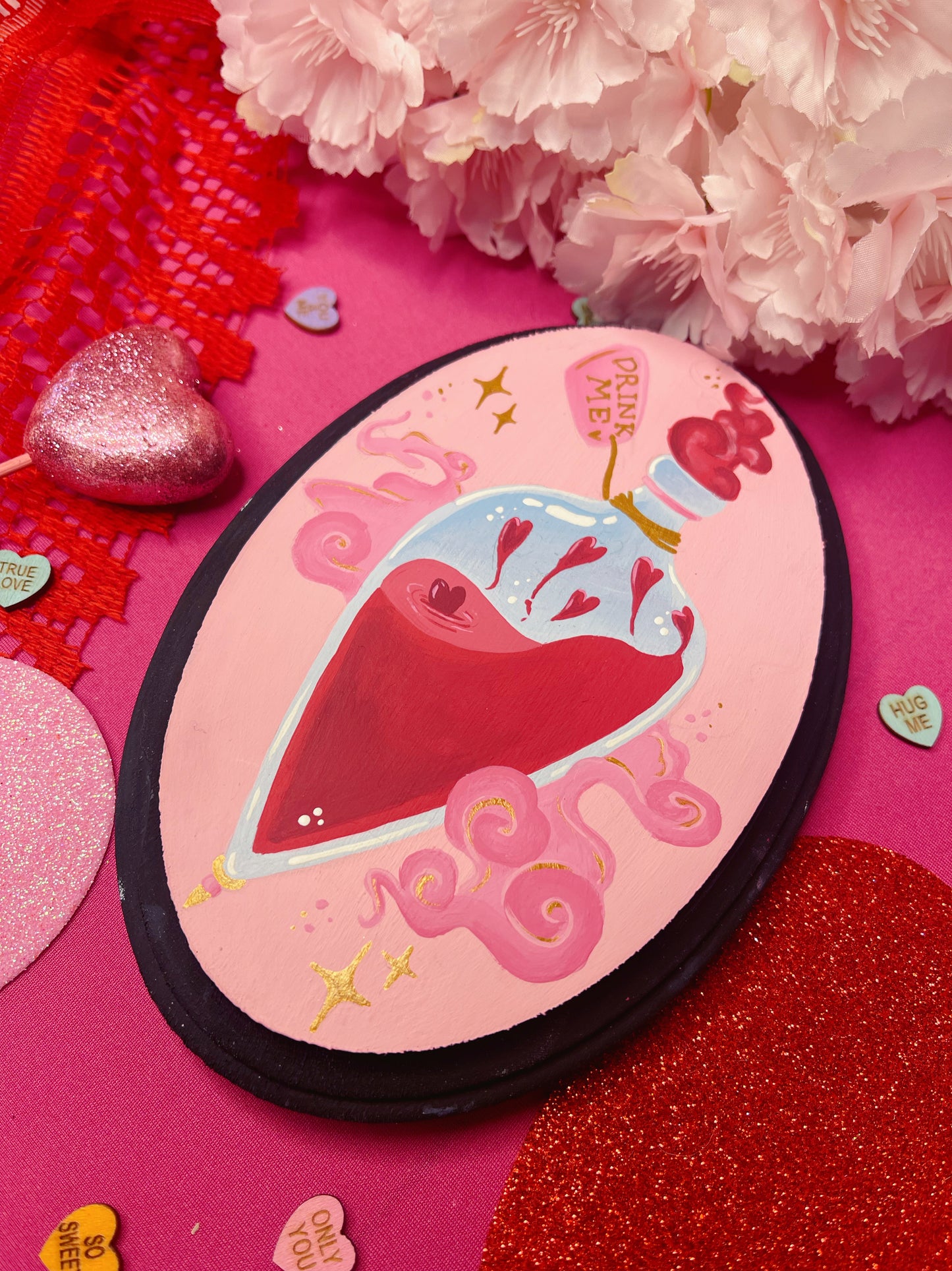 Love Potion - Handpainted Plaque (PRE-ORDER)