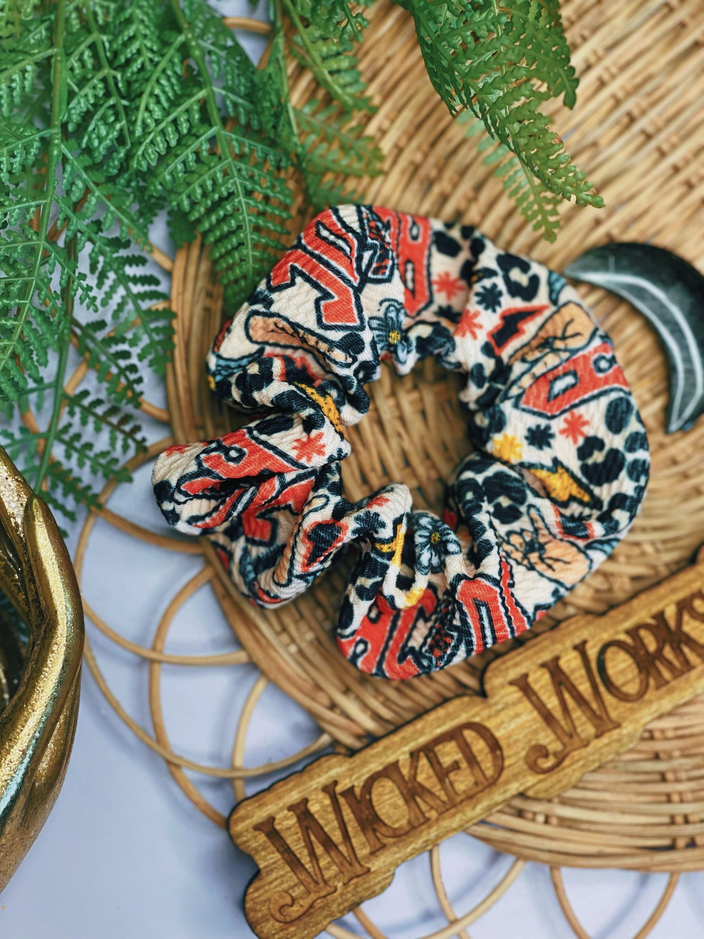 Voltage Leopard Rocker - Scrunchie