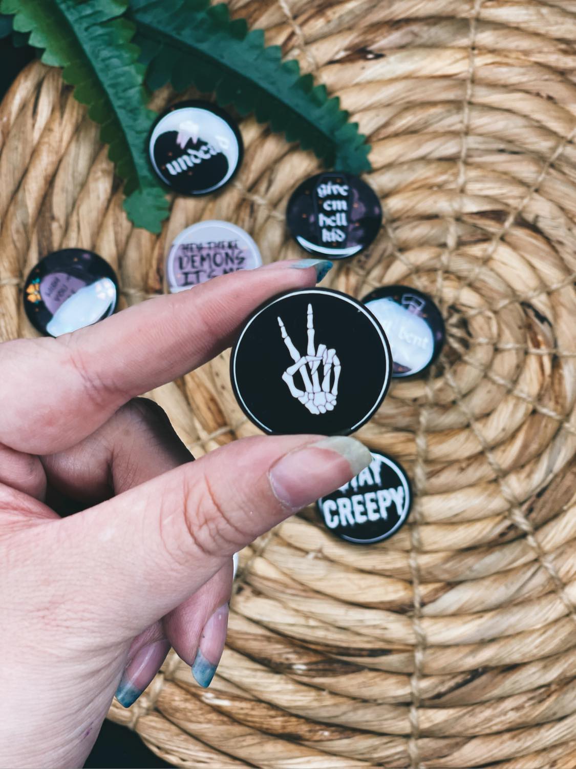 Hell Bent - Button Set of 9