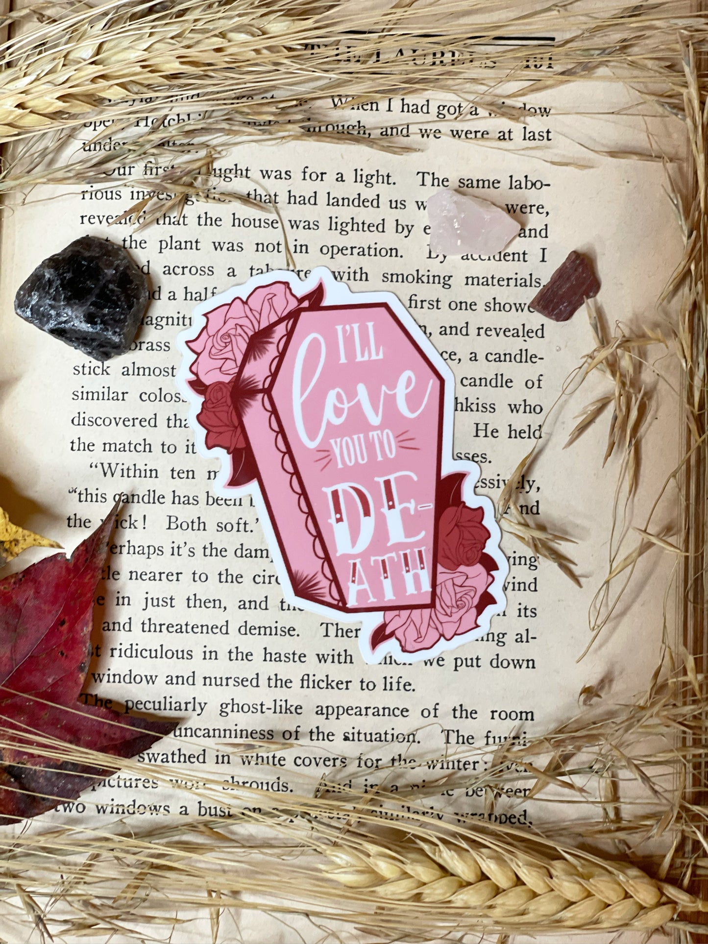 Love you to Death (Coffin) - Sticker