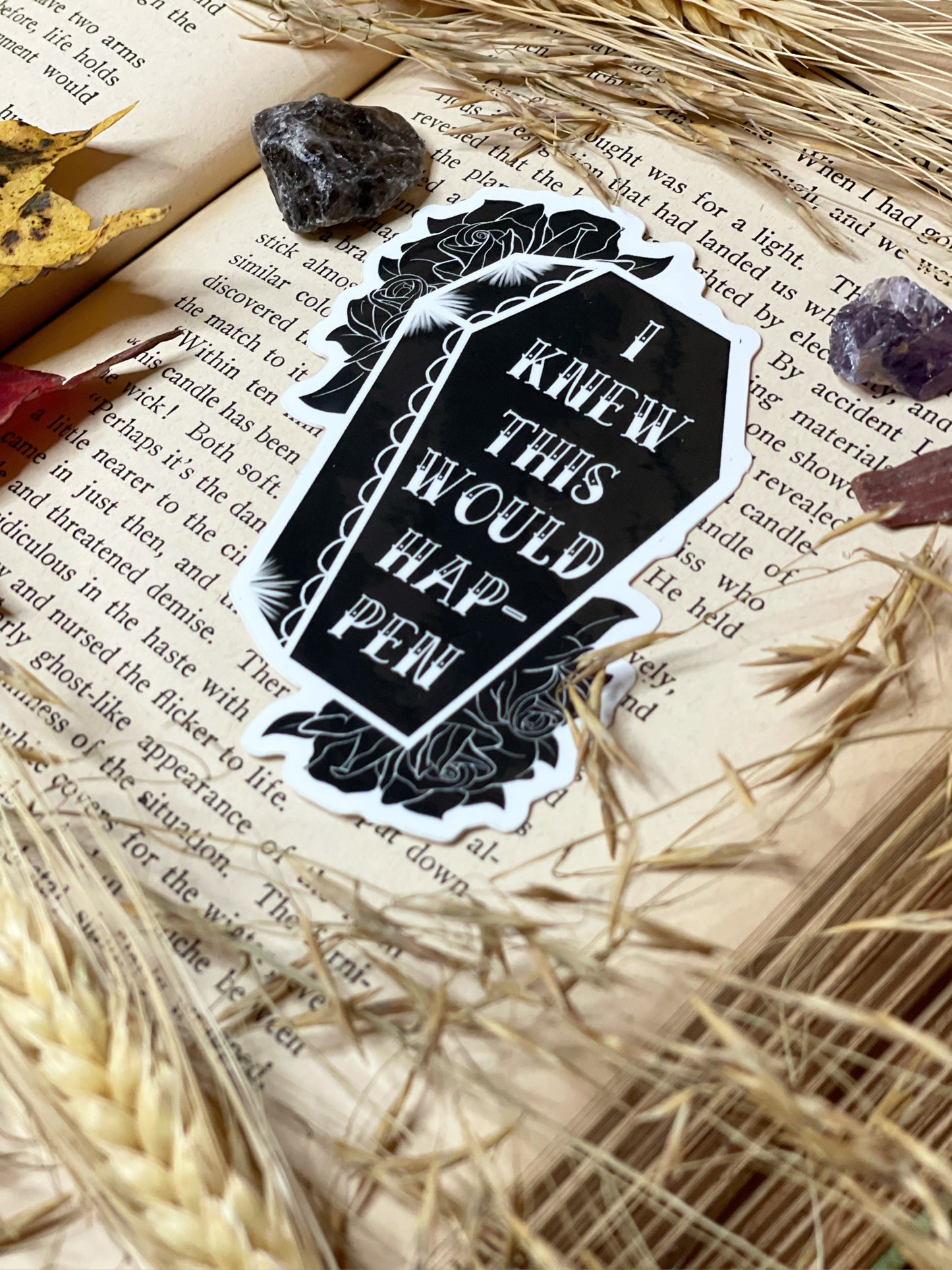 I Knew This Would Happen (Coffin) - Sticker