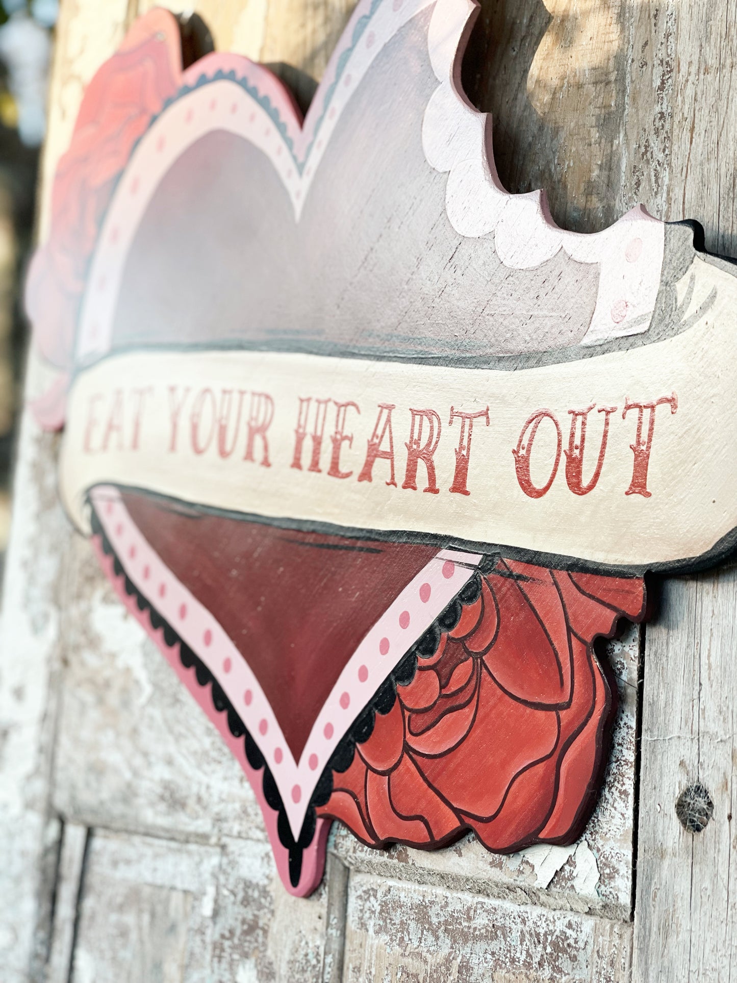 Eat Your Heart Out - Door Hanger (PRE-ORDER)