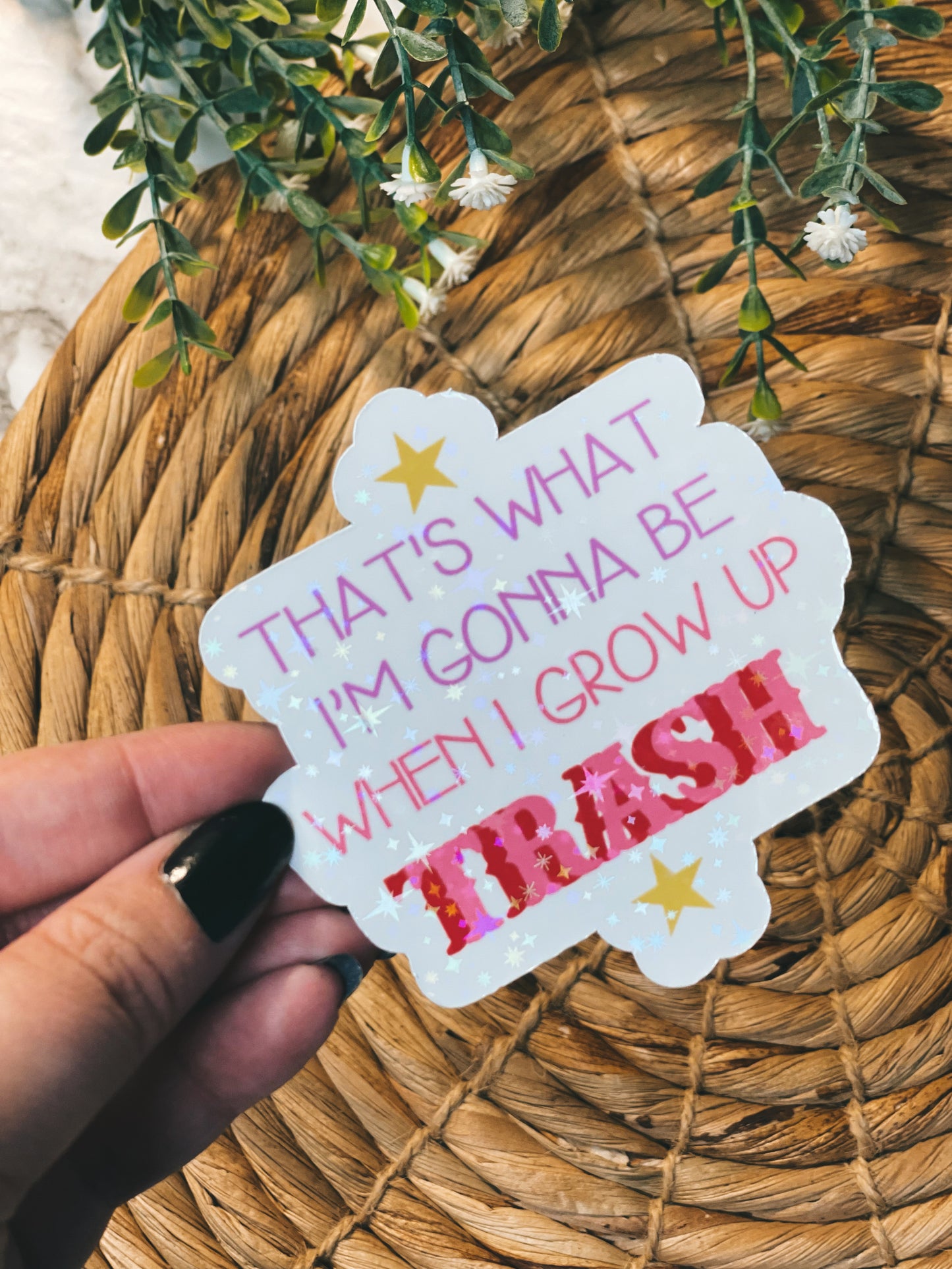 Trash - Holo-Sticker