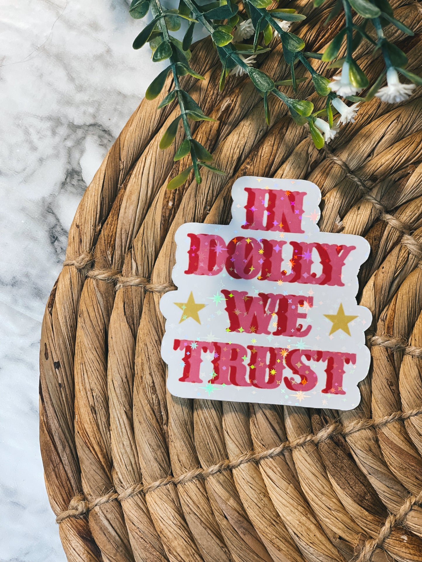 In Dolly We Trust - Holo-Sticker