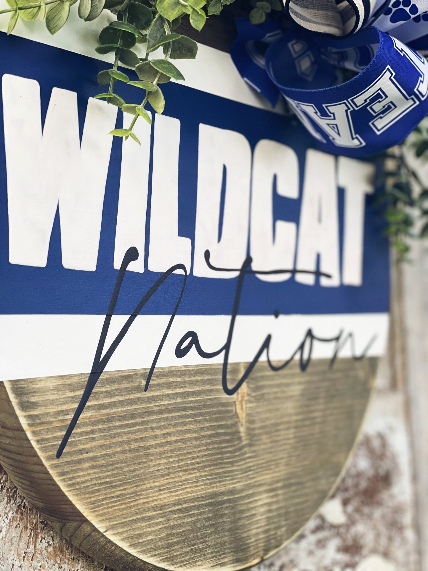 Wildcat Nation - Circle Door Hanger (PRE-ORDER)
