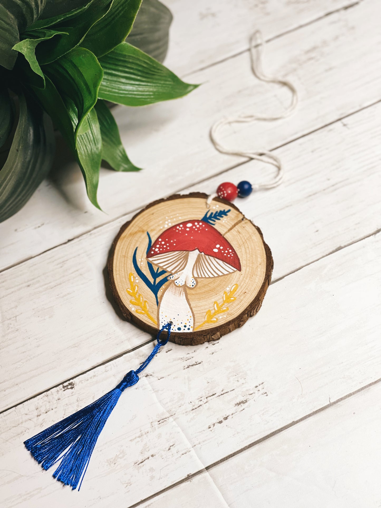 Blue Mushroom - Car Charm (PRE-ORDER)