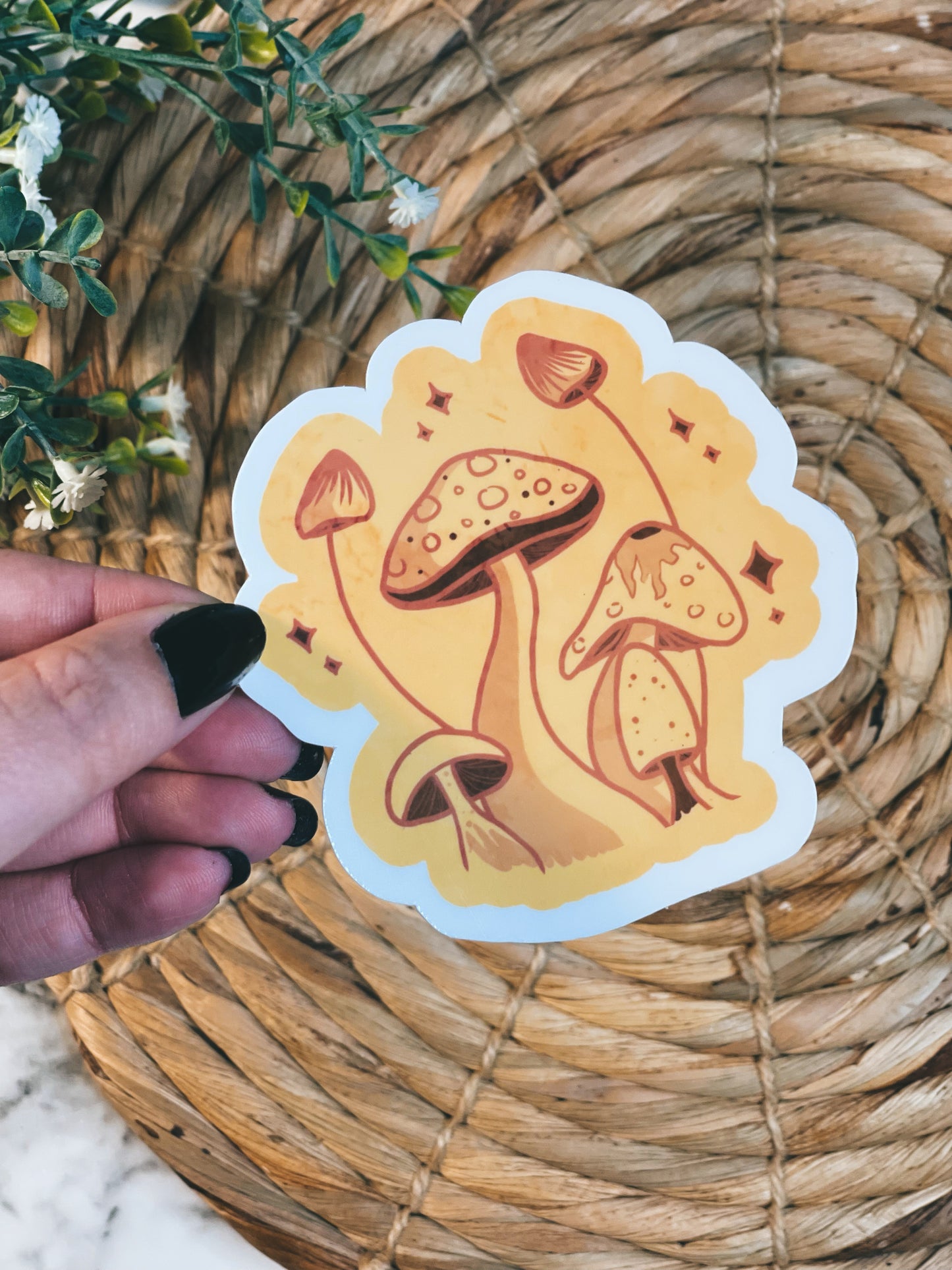 Yellow Mushroom - Sticker