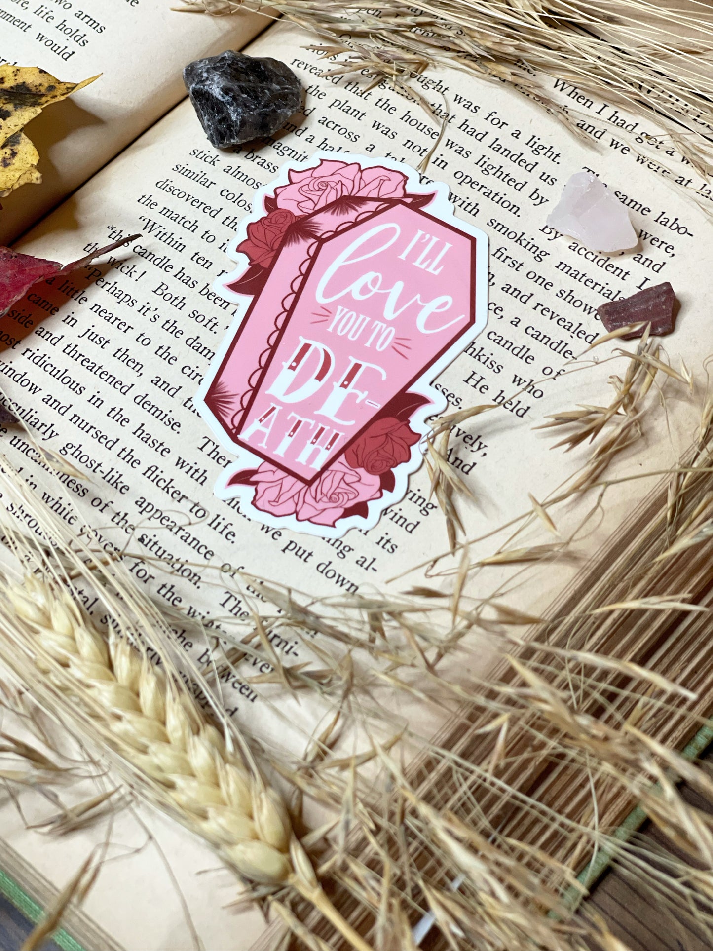 Love you to Death (Coffin) - Sticker