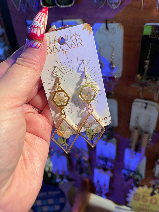 Evermore - Resin Dangle Earrings