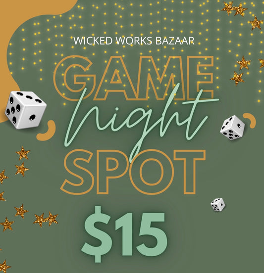 GAME NIGHT SPOT RESERVATION