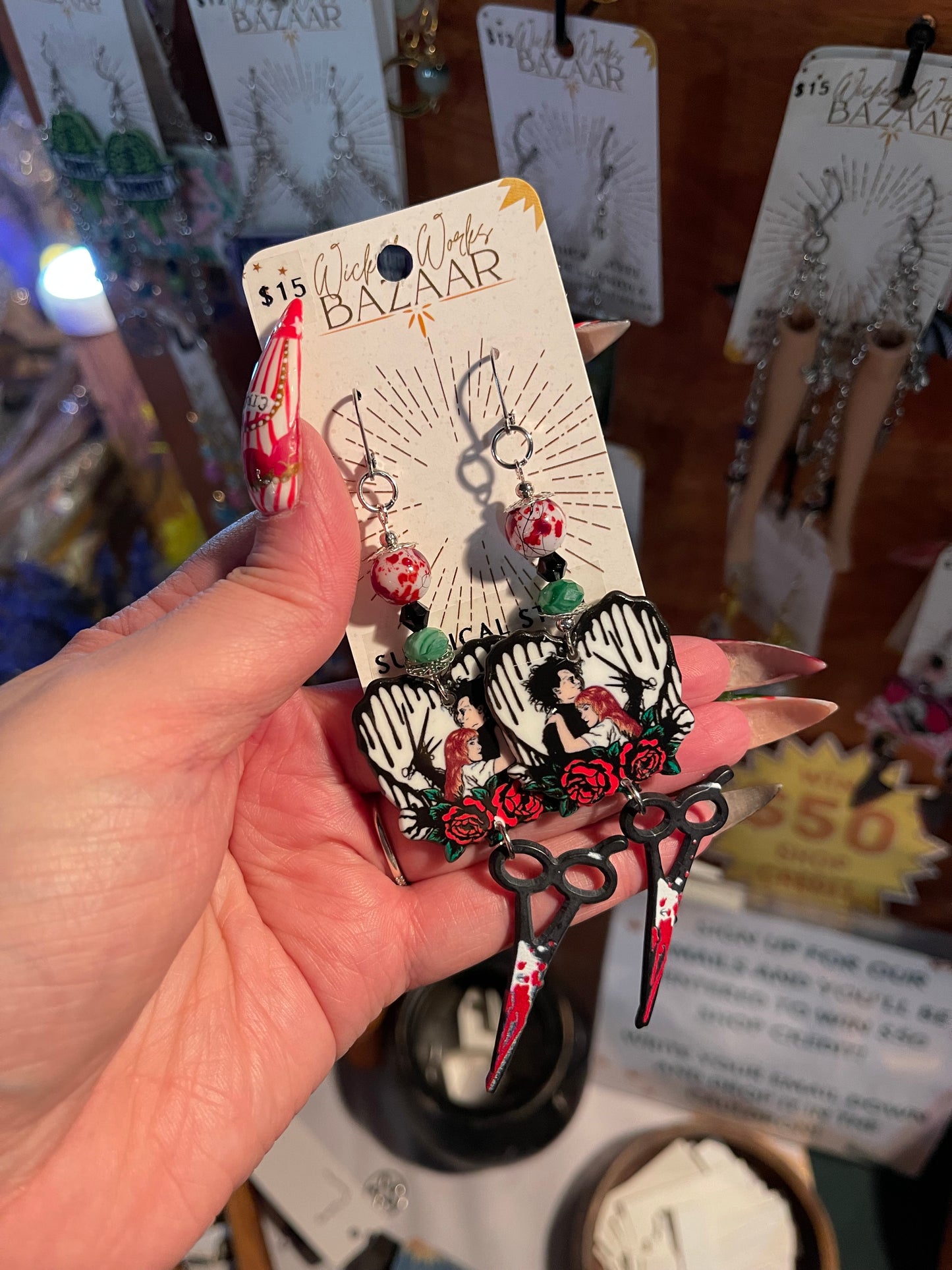 I'm Not Finished - Dangle Earrings