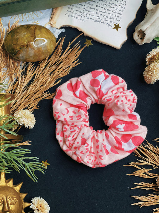 Pink Leopard - Scrunchie