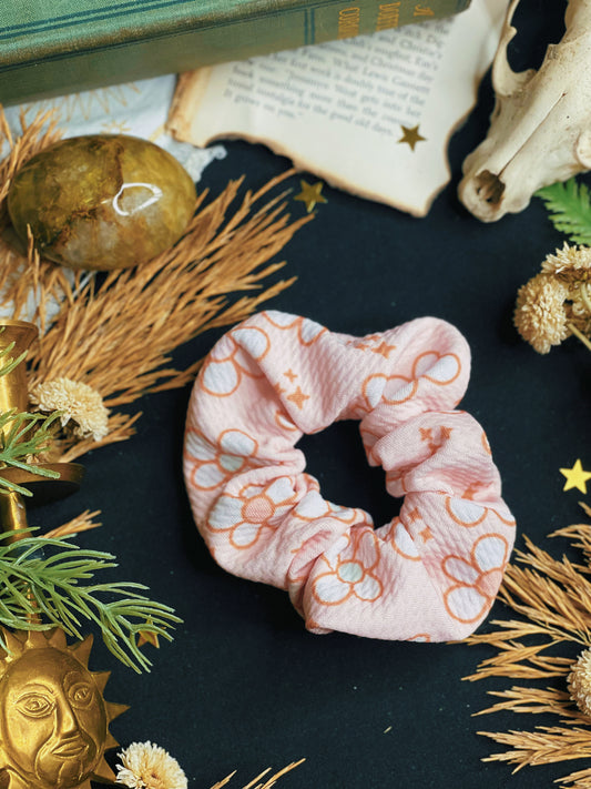 Pink Daisy - Scrunchie