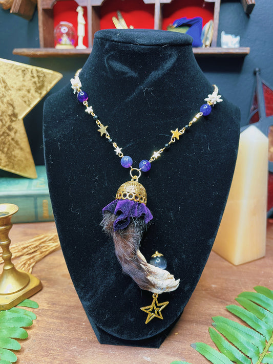 Luminary Lavender - Gold - Oddity Necklace