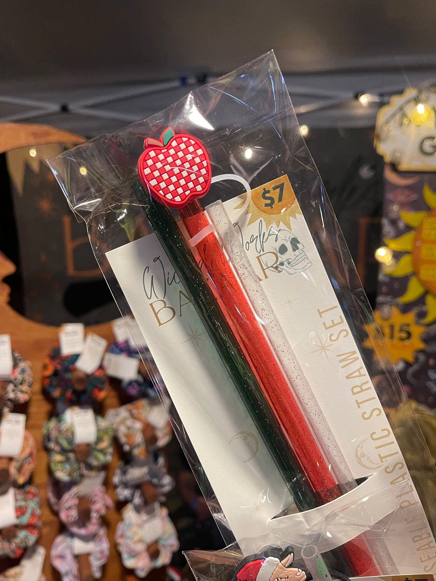Teacher Apple - 40 oz Straw + Topper Set