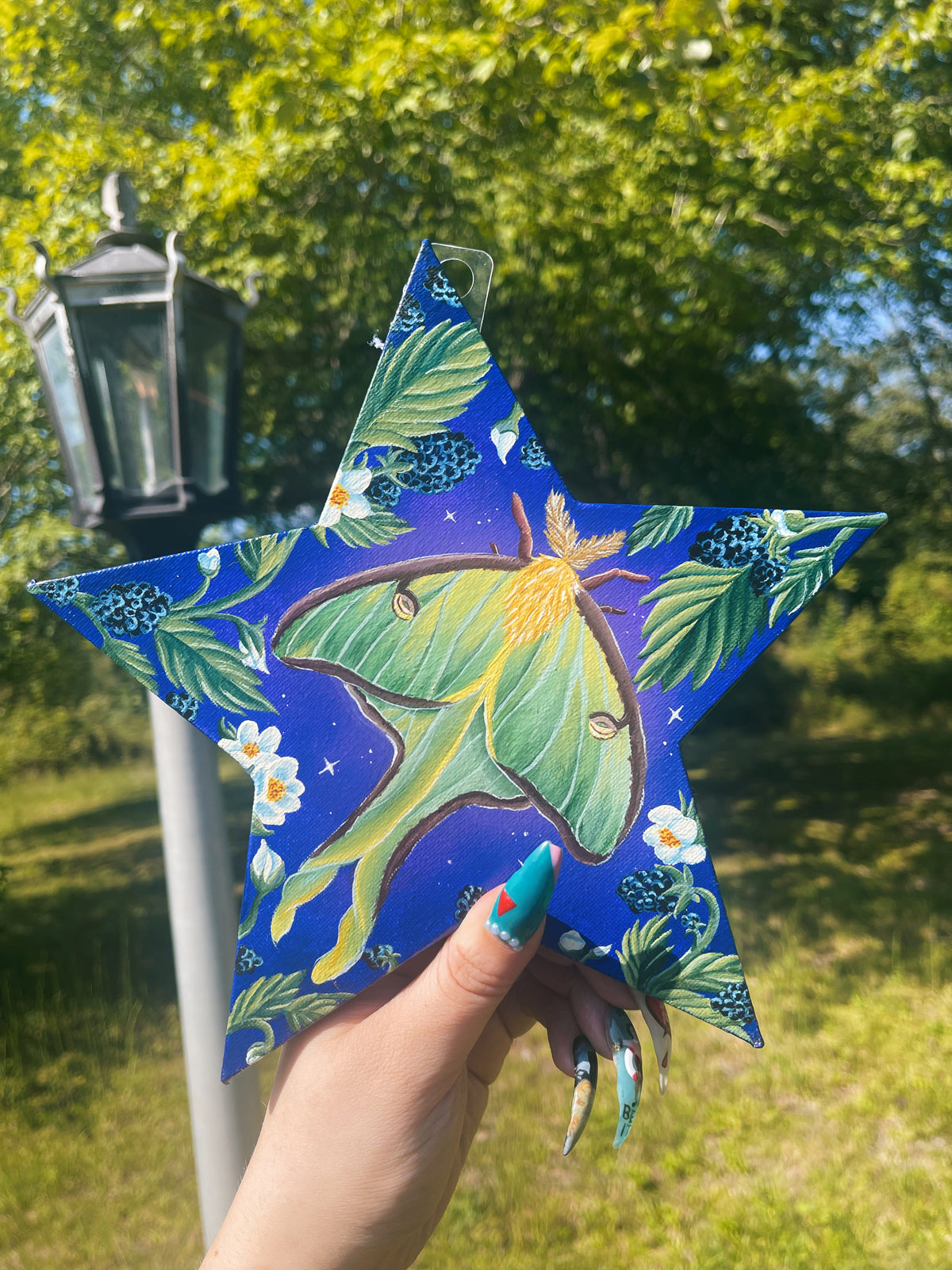 Lunar Star - Acrylic Painting