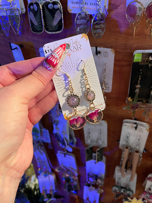 Calliope - Resin Dangle Earrings