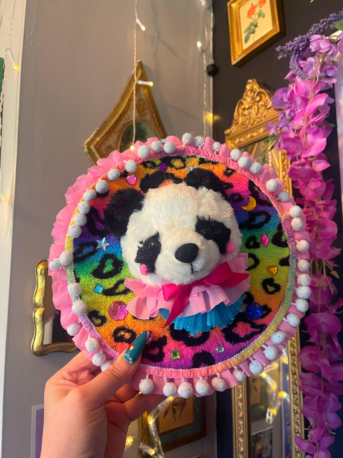 Rainbow Bear - Plushie Taxidermy