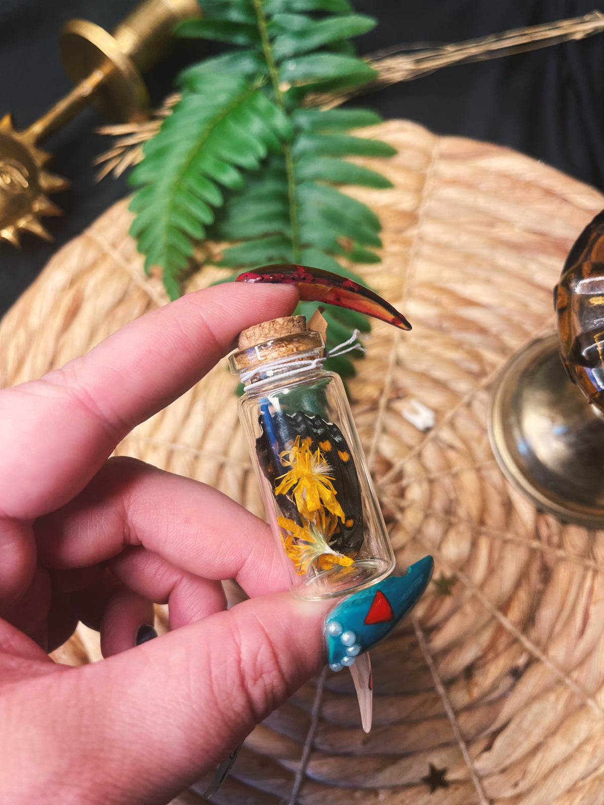 Black and Yellow - Large Oddity Jar