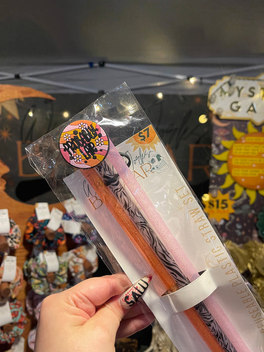 Probably Late - 40 oz Straw + Topper Set