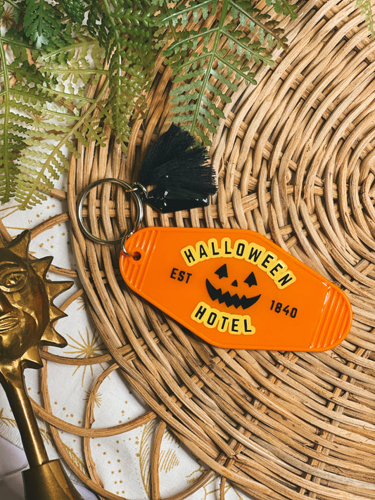 Halloween Hotel - Motel Keychain