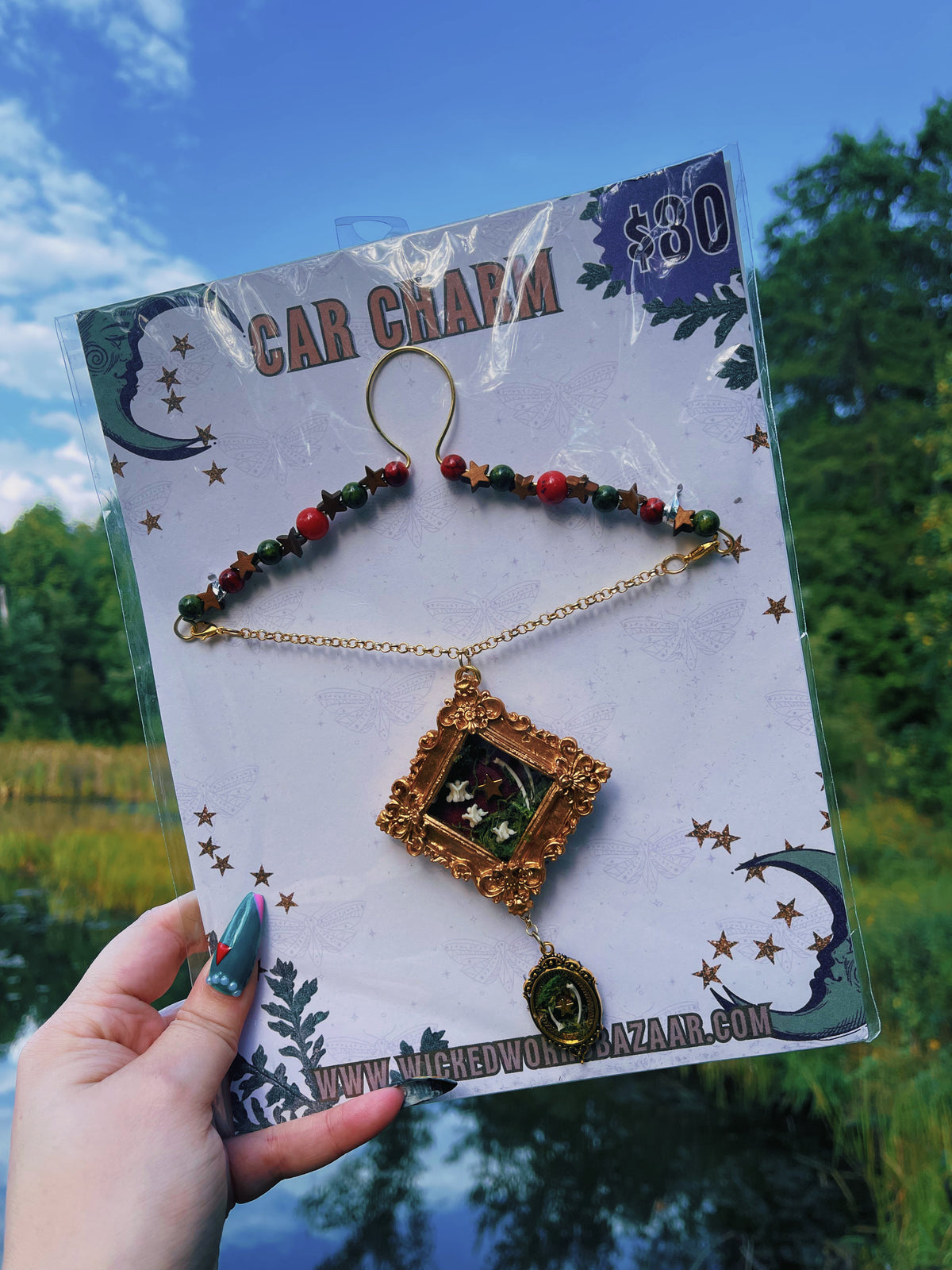Burgundy - Oddity Car Charm