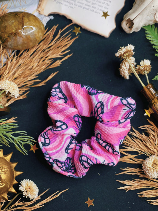 Purple Butterfly - Scrunchie