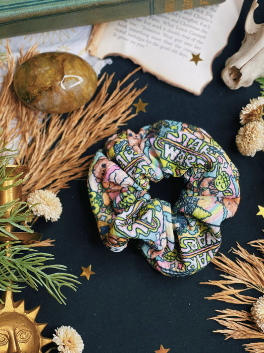 Colorful Star W - Scrunchie