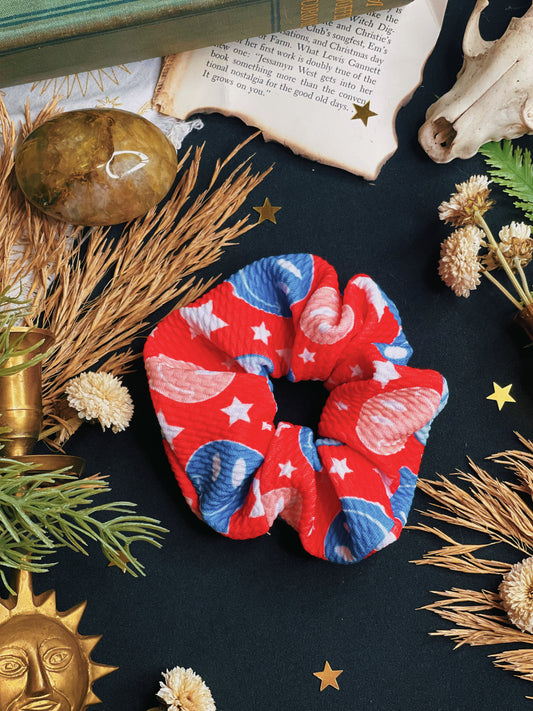 Freedom Happy Face - Scrunchie