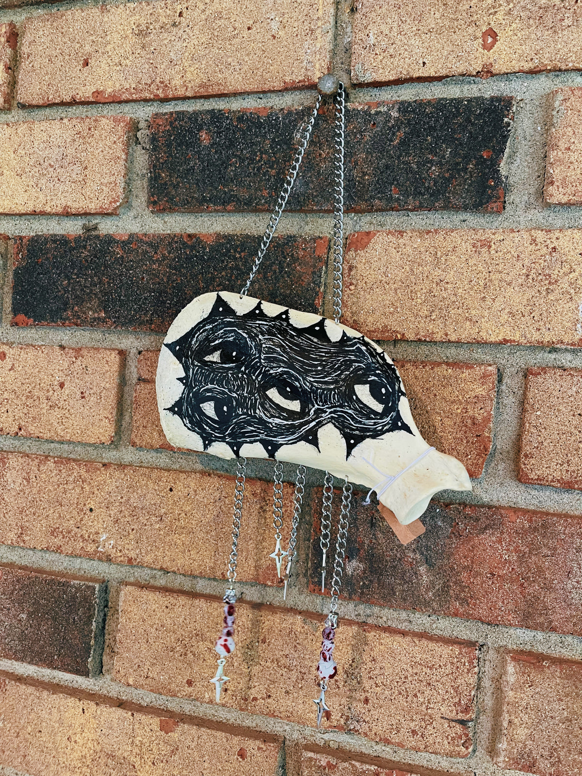 All Seeing Eyes - Bone Painting