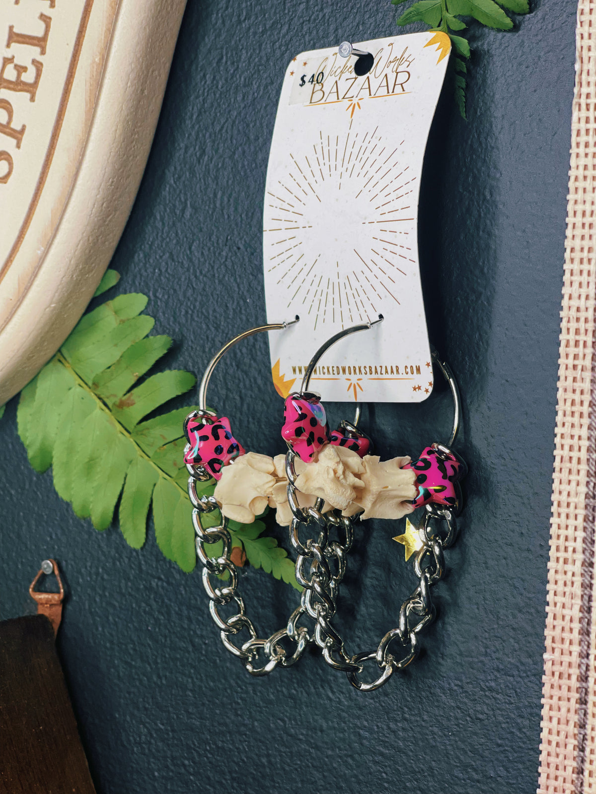 Cheetah Star - Oddity Hoop Earrings