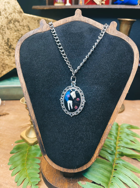 Star Possum Tooth - Silver - Oddity Necklace