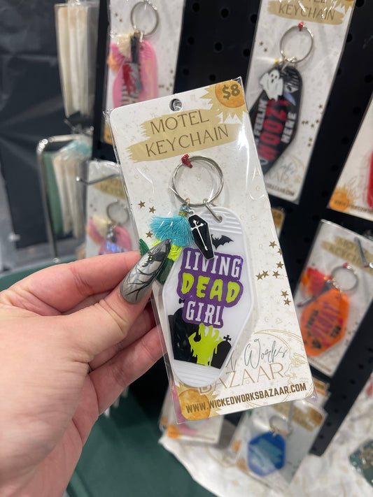 Living Dead Girl - Motel Keychain