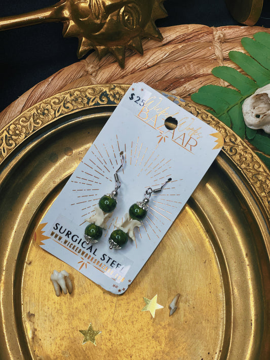Moss and Bone - Oddity Dangle Earrings
