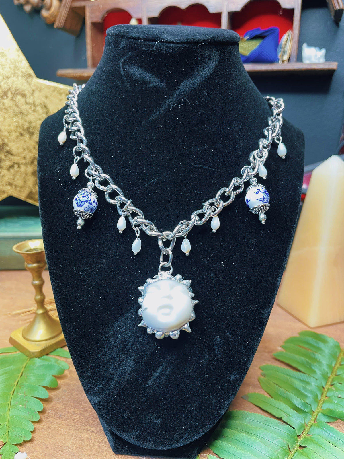 Marble - Silver - Oddity Necklace