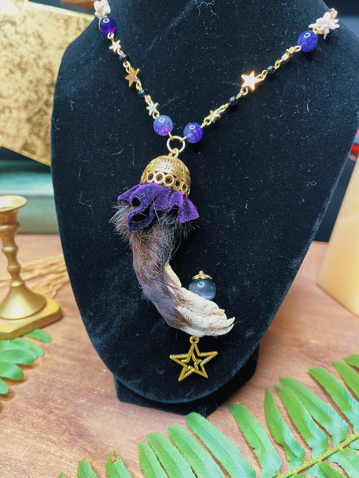 Luminary Lavender - Gold - Oddity Necklace