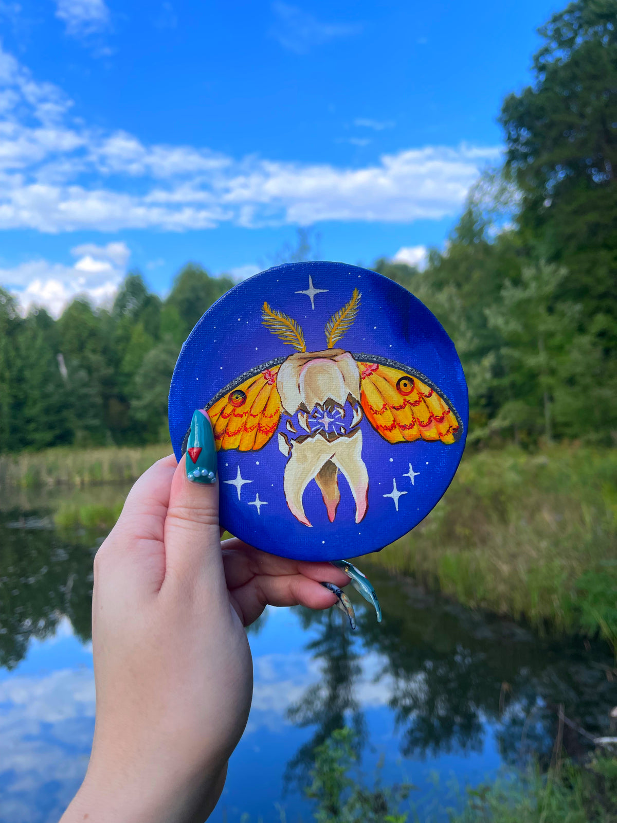 Comet Tooth Fairy - Acrylic Painting