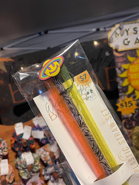 Happy Planet - 40 oz Straw + Topper Set