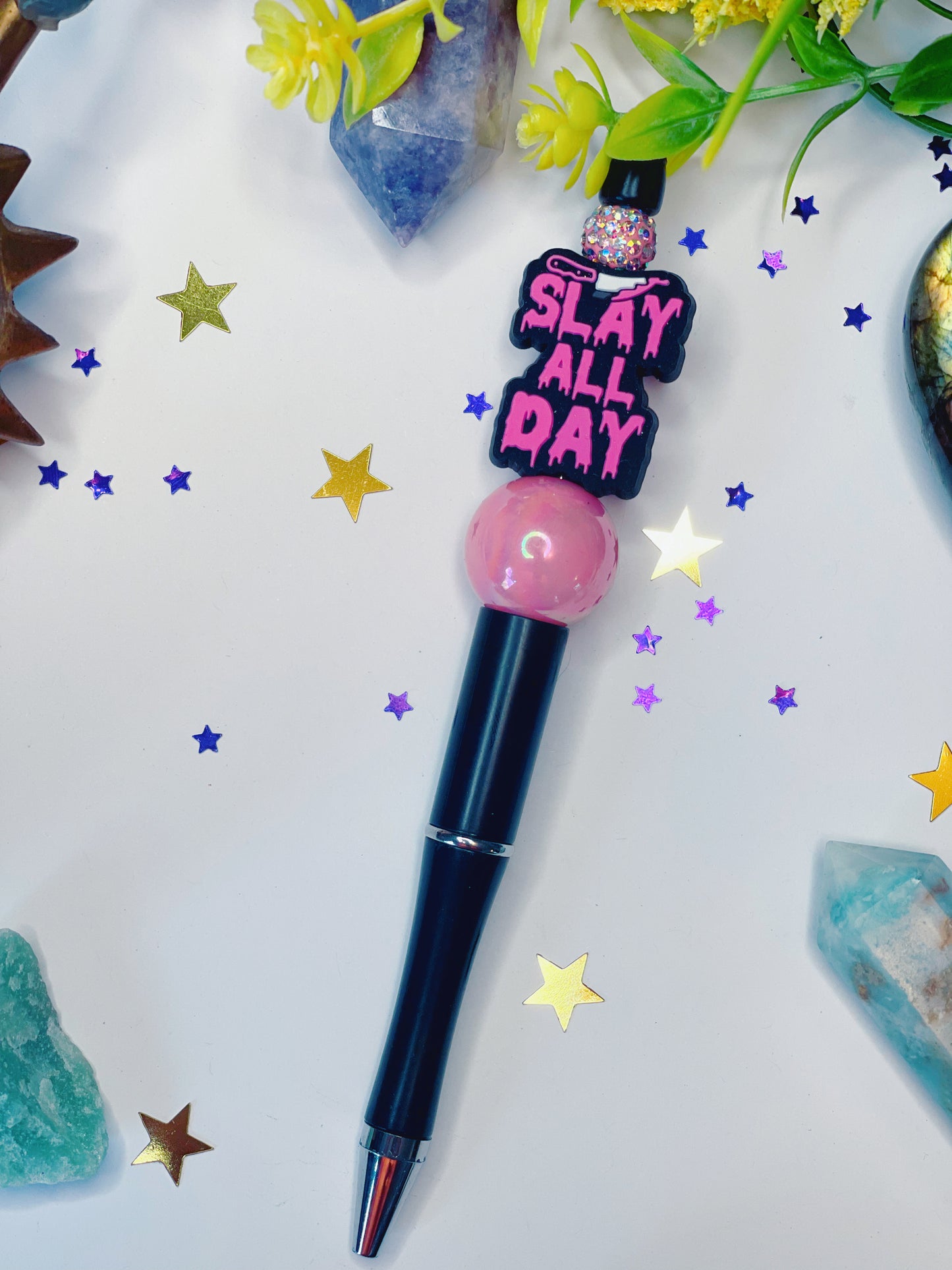 Slay all Day - Momma's Beaded Pen