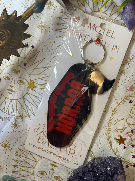 Horror - Motel Keychain