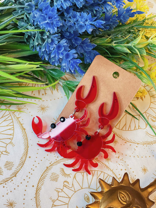 Crabs - Dangle Earrings